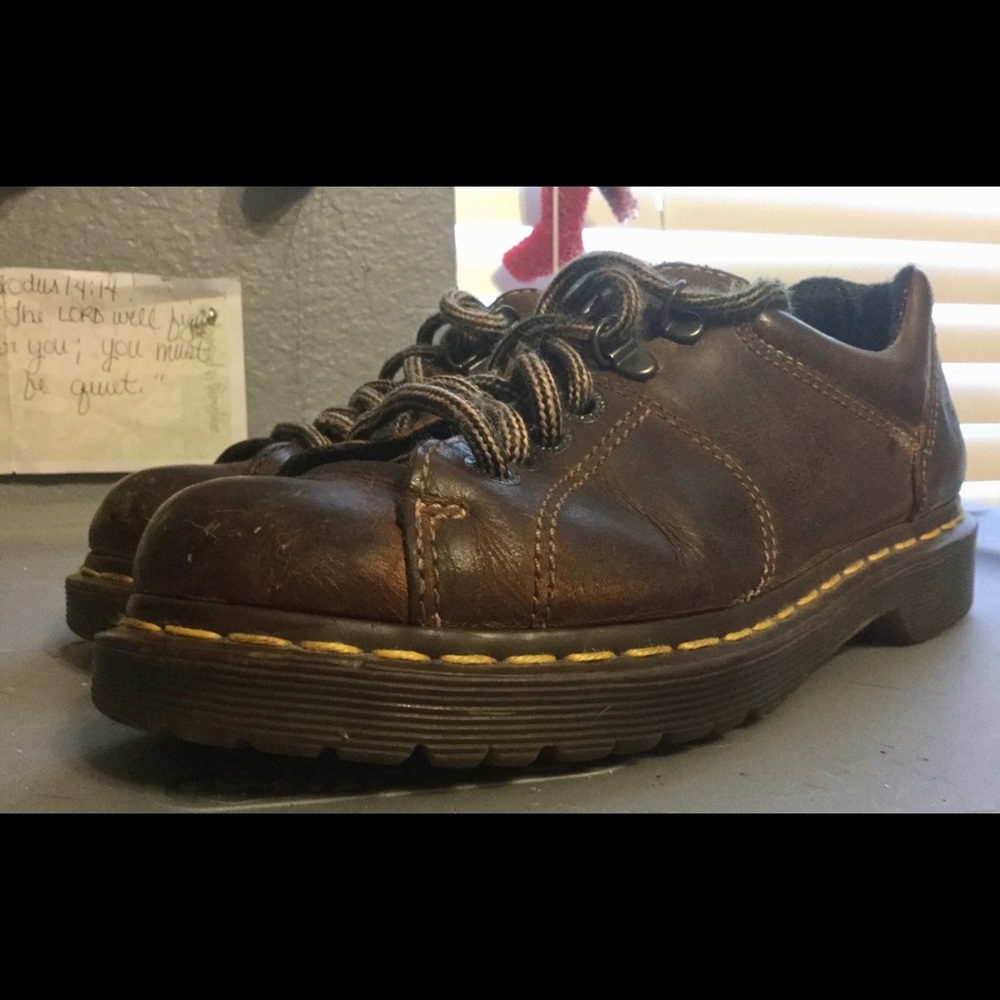 Vintage brown leather Dr. Martens